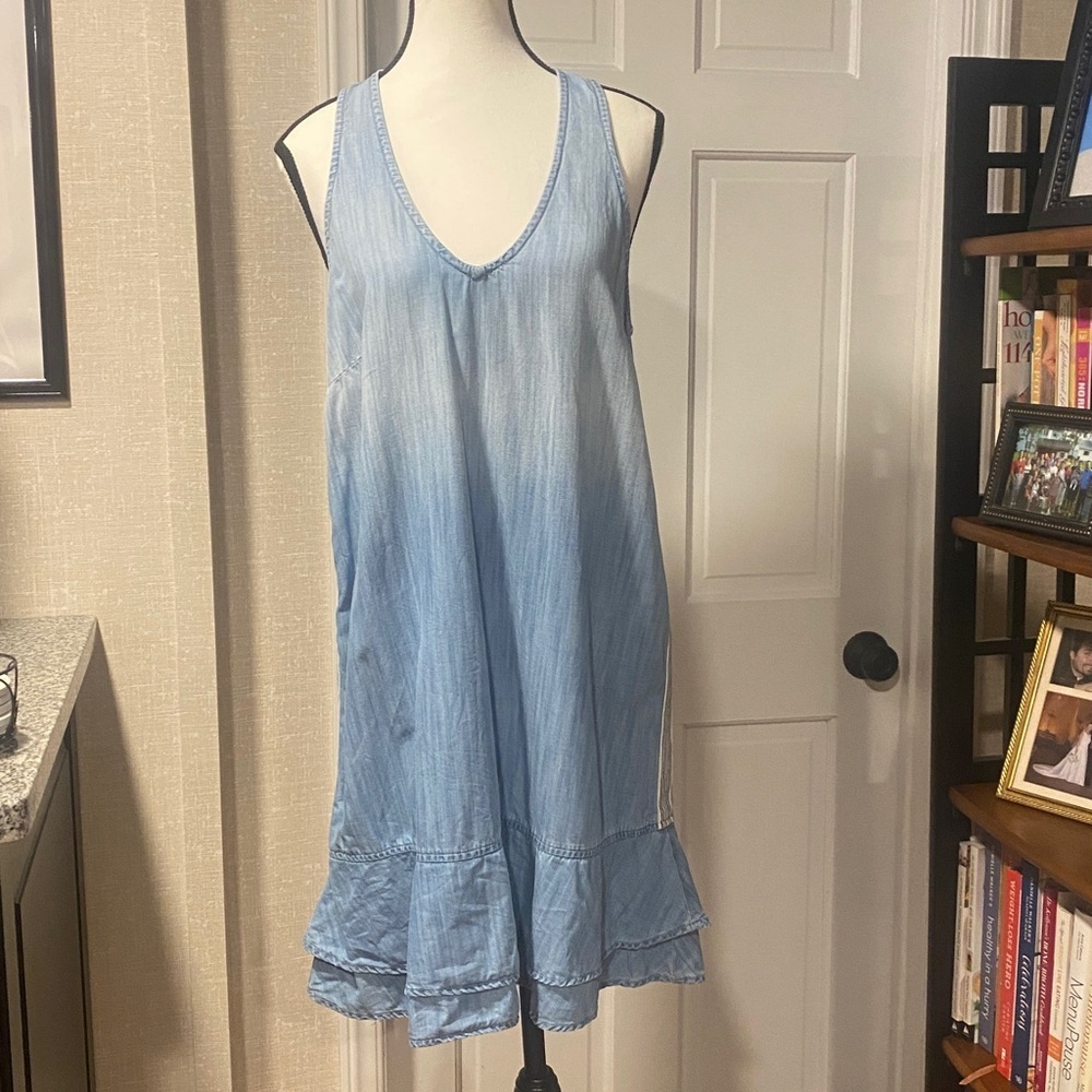 Bella Dahl Denim Blue Sleeveless dress